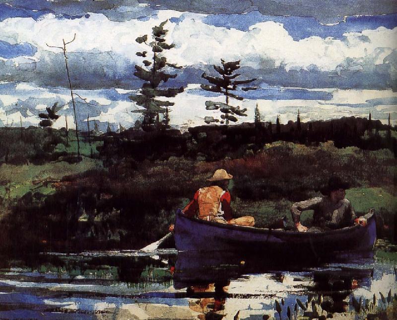 Winslow Homer Boat Boat Norge oil painting art
